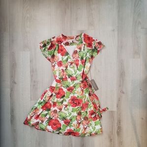 Eva Mendes NY&CO Floral Palm Dress
